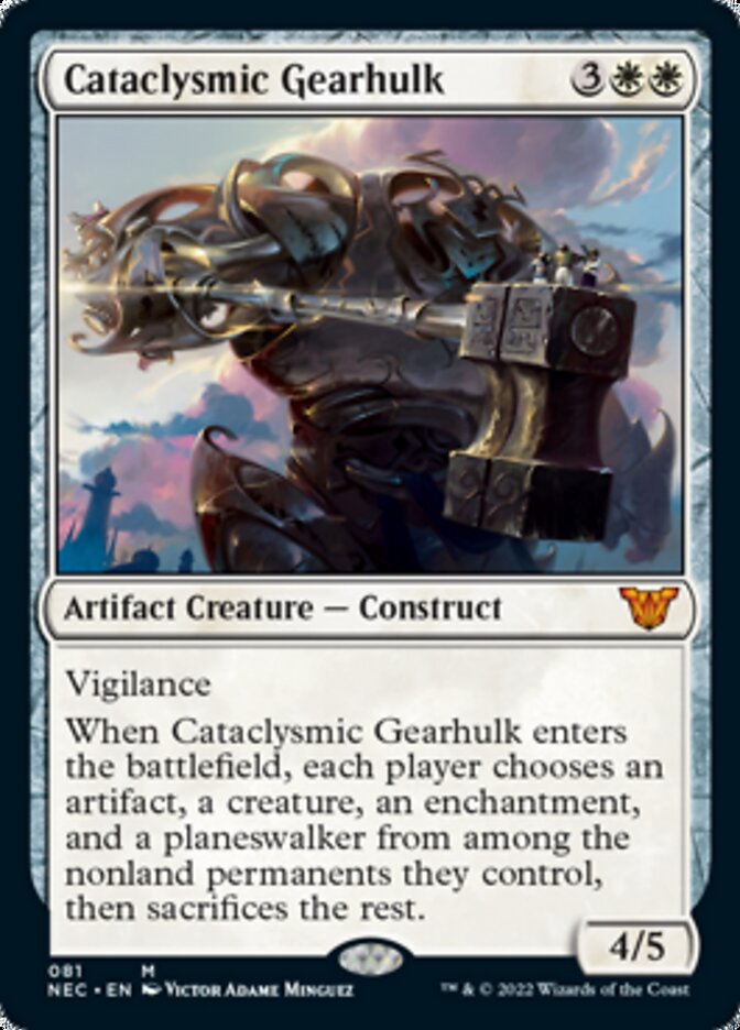 Cataclysmic Gearhulk [Kamigawa: Neon Dynasty Commander] | Exor Games Bridgewater