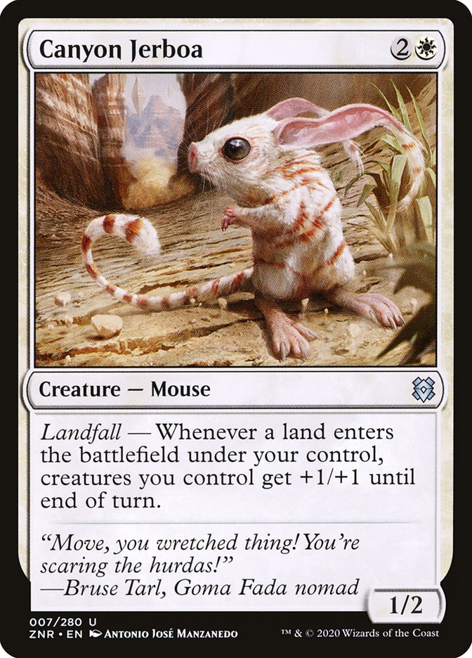 Canyon Jerboa [Zendikar Rising] | Exor Games Bridgewater