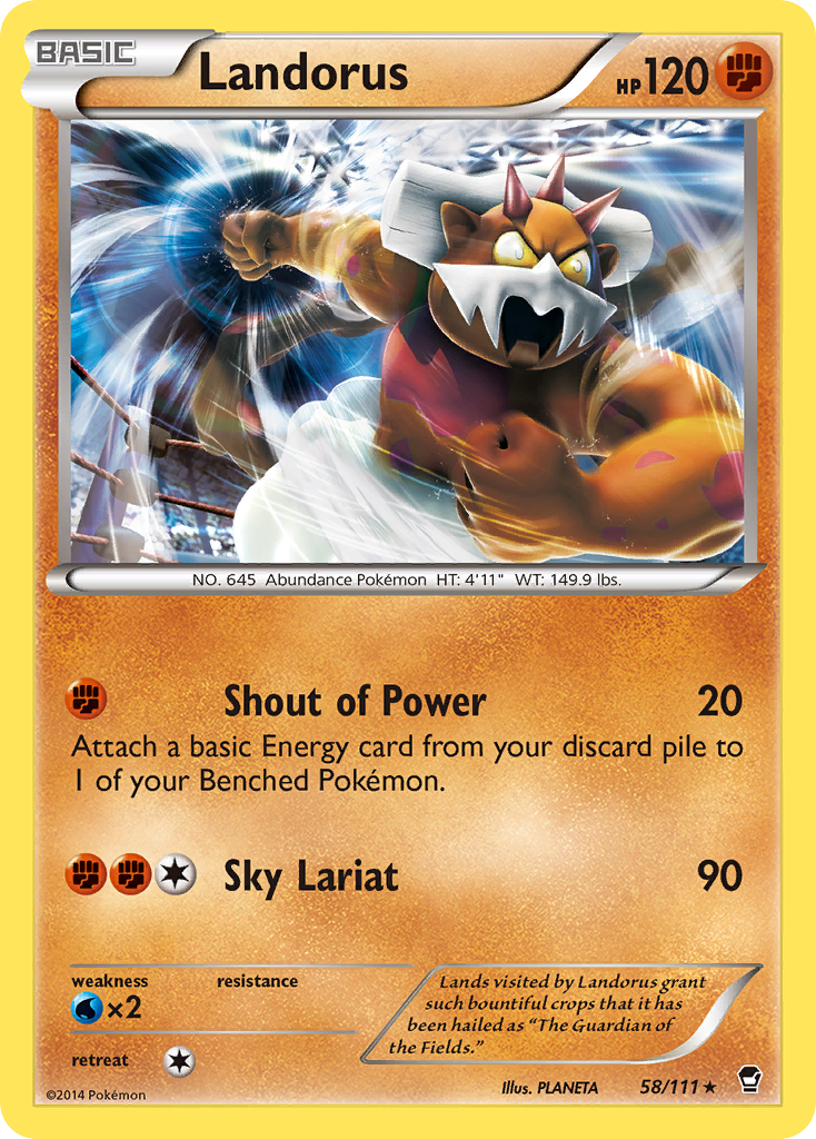 Landorus (58/111) [XY: Furious Fists] | Exor Games Bridgewater