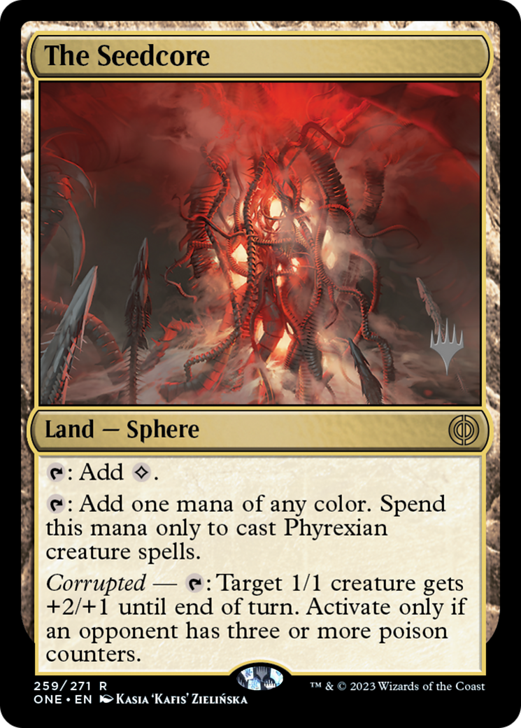 The Seedcore (Promo Pack) [Phyrexia: All Will Be One Promos] | Exor Games Bridgewater