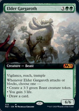 Elder Gargaroth (Extended Art) [Core Set 2021] | Exor Games Bridgewater