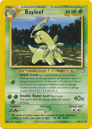 Bayleef (29/111) [Neo Genesis Unlimited] | Exor Games Bridgewater