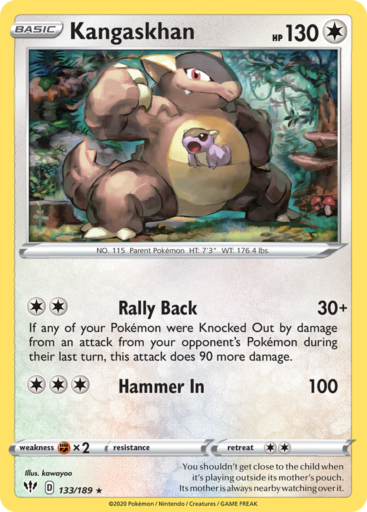 Kangaskhan (133/189) [Sword & Shield: Darkness Ablaze] | Exor Games Bridgewater