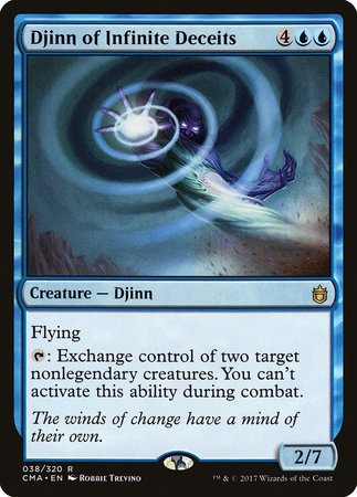 Djinn of Infinite Deceits [Commander Anthology] | Exor Games Bridgewater