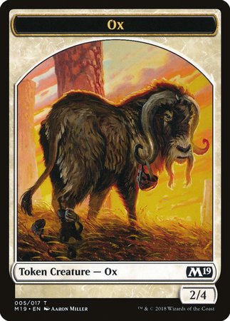 Ox Token [Core Set 2019 Tokens] | Exor Games Bridgewater