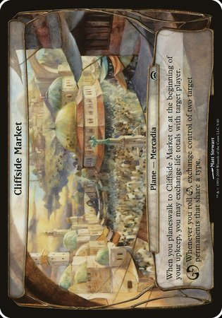 Cliffside Market (Planechase) [Planechase Planes] | Exor Games Bridgewater