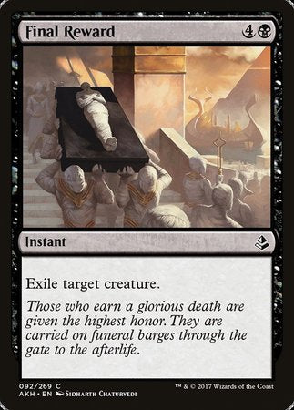 Final Reward [Amonkhet] | Exor Games Bridgewater