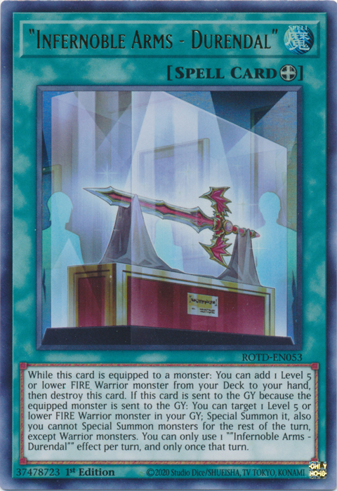 "Infernoble Arms - Durendal" [ROTD-EN053] Ultra Rare | Exor Games Bridgewater