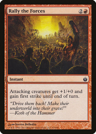 Rally the Forces [Mirrodin Besieged] | Exor Games Bridgewater