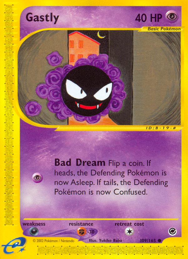 Gastly (109/165) [Expedition: Base Set] | Exor Games Bridgewater