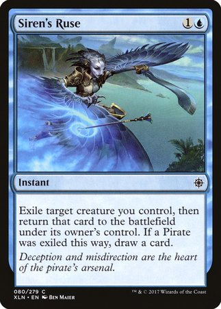 Siren's Ruse [Ixalan] | Exor Games Bridgewater