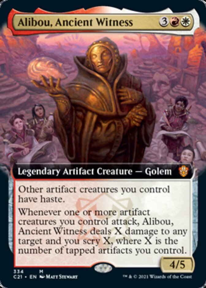 Alibou, Ancient Witness (Extended) [Commander 2021] | Exor Games Bridgewater