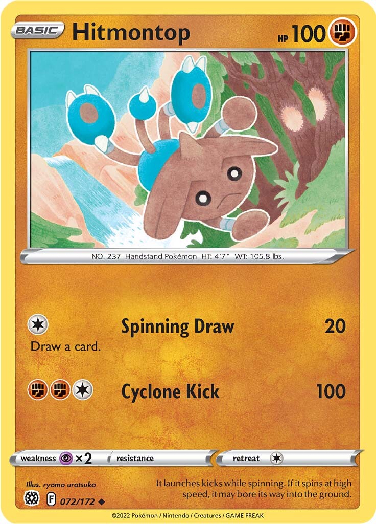 Hitmontop (072/172) [Sword & Shield: Brilliant Stars] | Exor Games Bridgewater