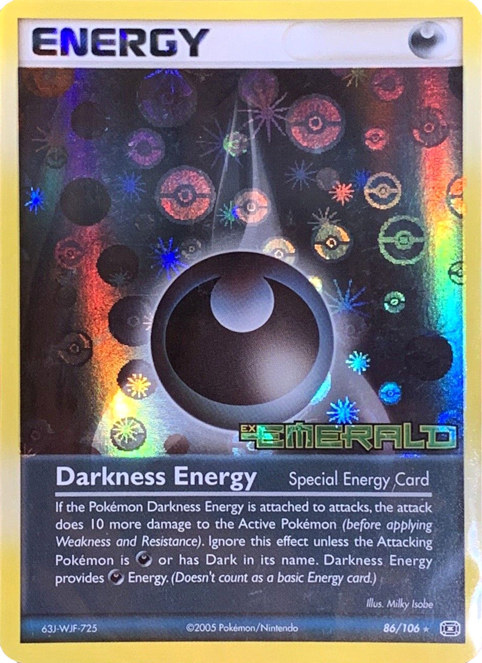 Darkness Energy (86/106) (Stamped) [EX: Emerald] | Exor Games Bridgewater