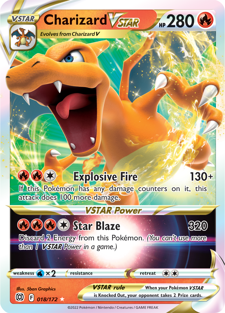 Charizard VSTAR (018/172) [Sword & Shield: Brilliant Stars] | Exor Games Bridgewater