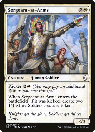 Sergeant-at-Arms [Dominaria] | Exor Games Bridgewater