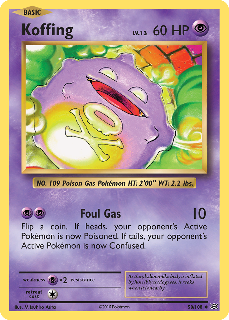 Koffing (50/108) [XY: Evolutions] | Exor Games Bridgewater