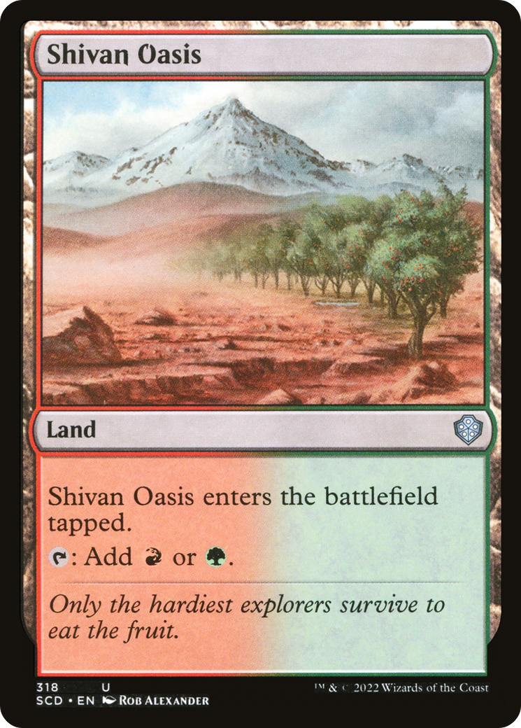 Shivan Oasis [Starter Commander Decks] | Exor Games Bridgewater