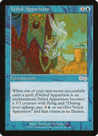 Veiled Apparition [Urza's Saga] | Exor Games Bridgewater