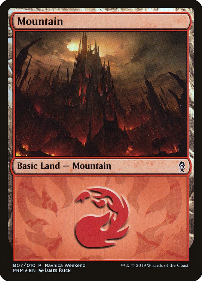 Mountain (B07) [Ravnica Allegiance Guild Kit] | Exor Games Bridgewater