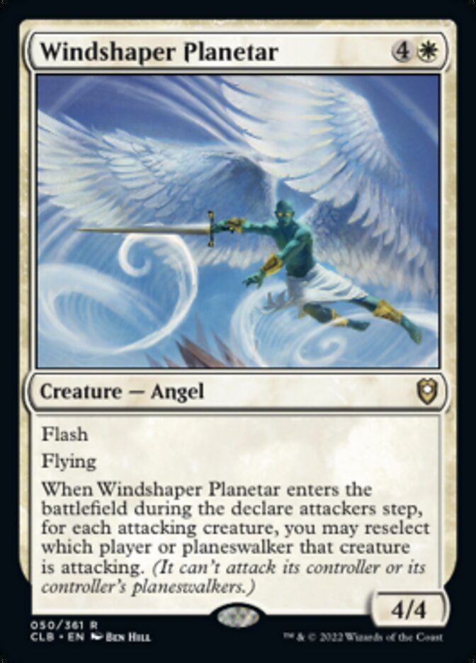 Windshaper Planetar [Commander Legends: Battle for Baldur's Gate] | Exor Games Bridgewater