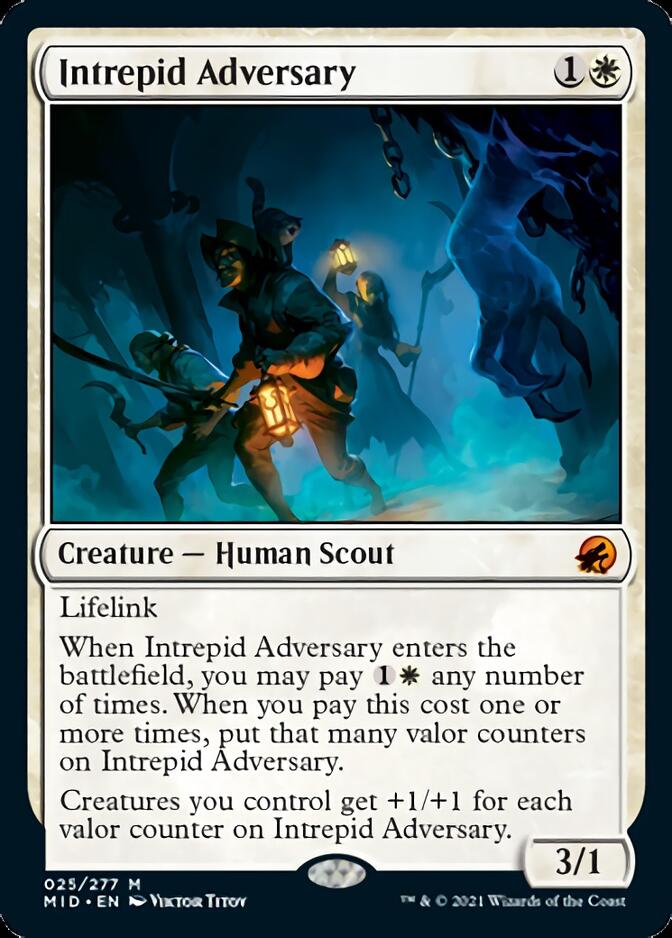 Intrepid Adversary [Innistrad: Midnight Hunt] | Exor Games Bridgewater