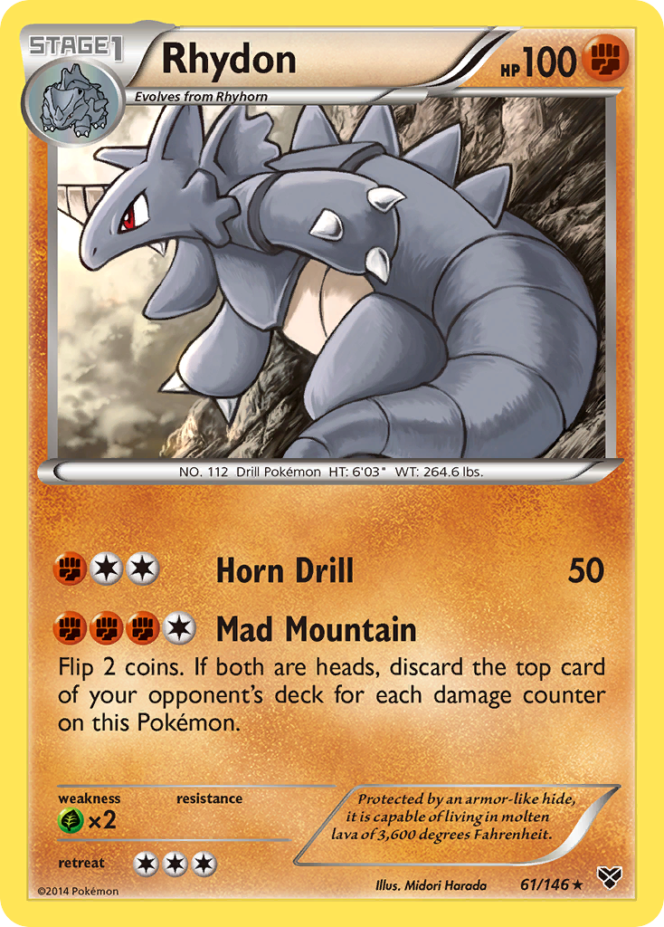 Rhydon (61/146) [XY: Base Set] | Exor Games Bridgewater