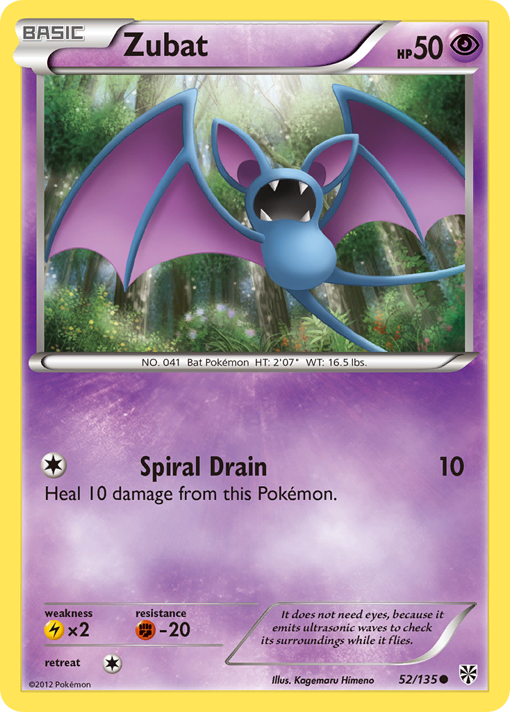 Zubat (52/135) [Black & White: Plasma Storm] | Exor Games Bridgewater