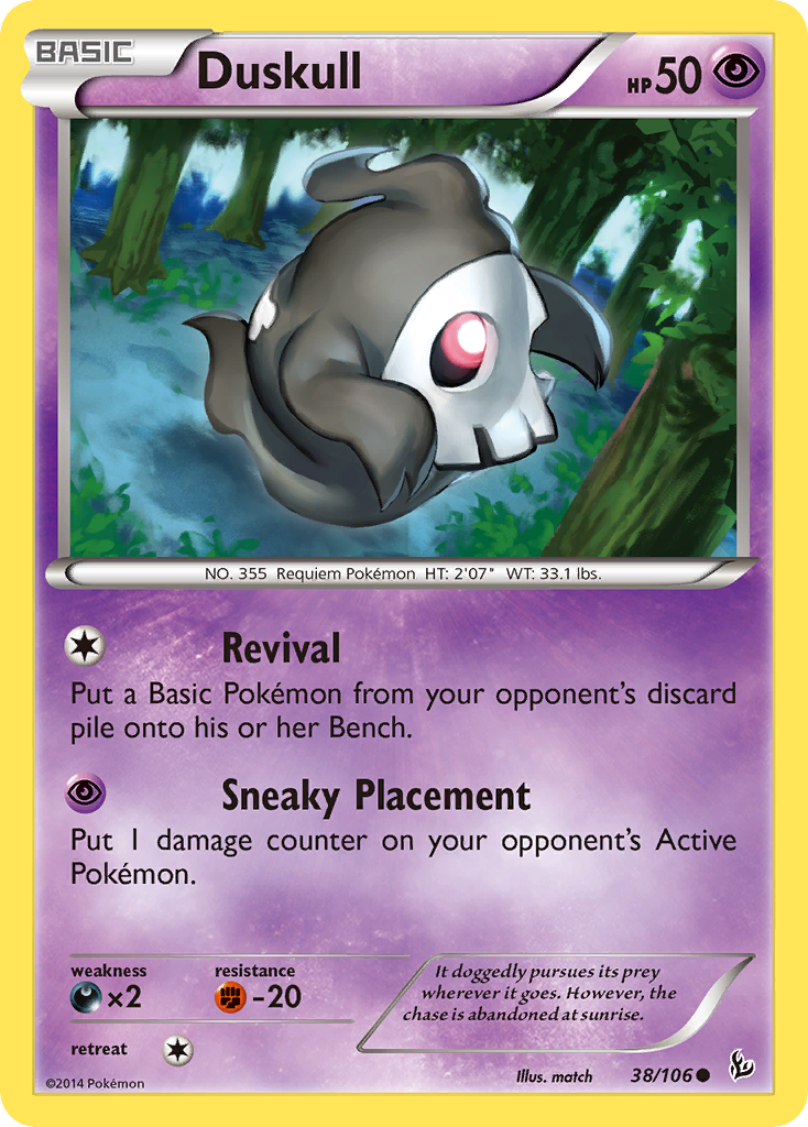 Duskull (38/106) [XY: Flashfire] | Exor Games Bridgewater