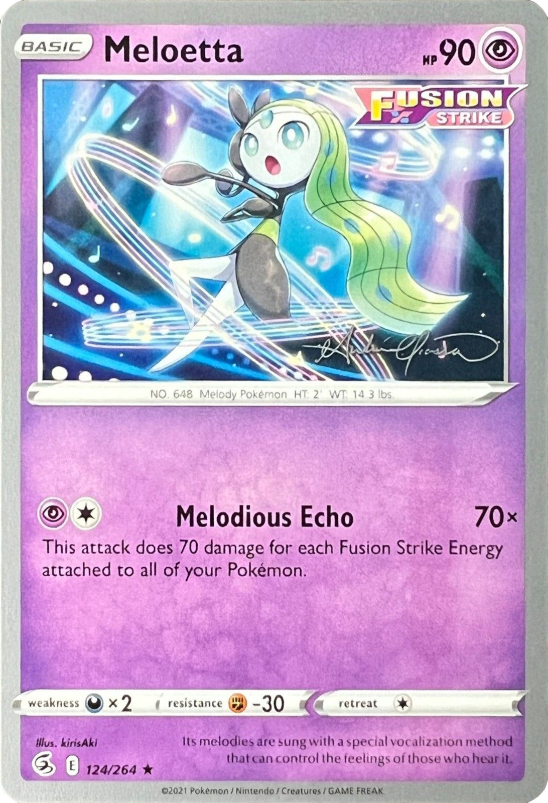 Meloetta (124/264) (The Shape of Mew - Andre Chiasson) [World Championships 2022] | Exor Games Bridgewater