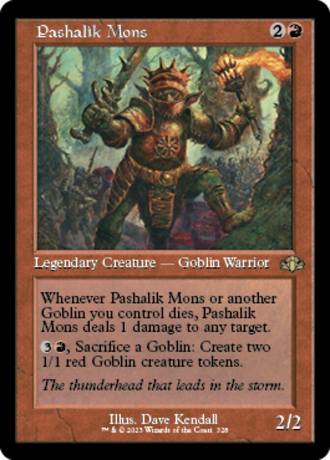 Pashalik Mons (Retro) [Dominaria Remastered] | Exor Games Bridgewater