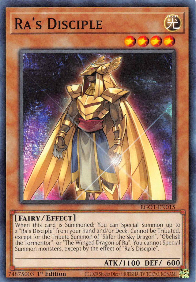 Ra's Disciple [EGO1-EN015] Common | Exor Games Bridgewater