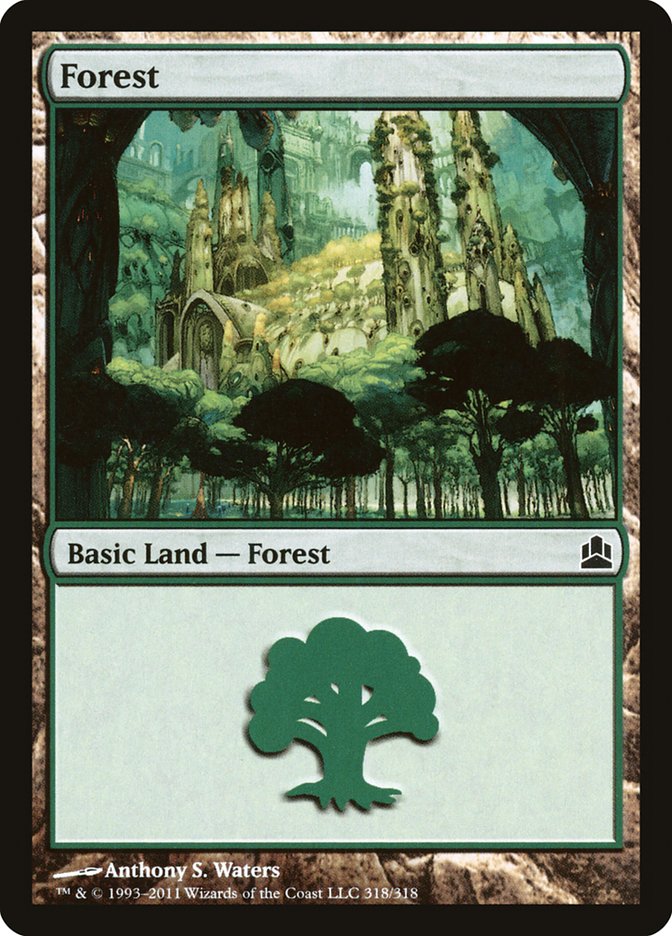 Forest (318) [Commander 2011] | Exor Games Bridgewater