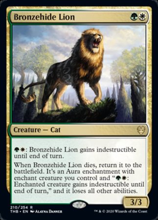 Bronzehide Lion [Theros Beyond Death] | Exor Games Bridgewater