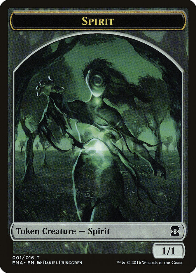 Spirit (001/016) [Eternal Masters Tokens] | Exor Games Bridgewater