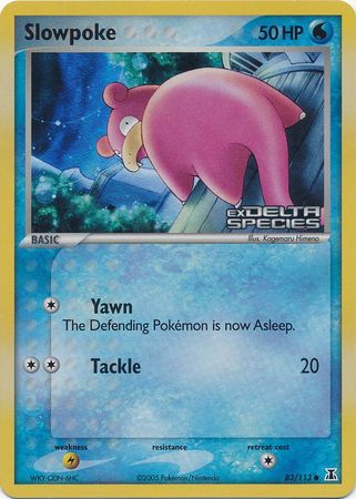 Slowpoke (83/113) (Stamped) [EX: Delta Species] | Exor Games Bridgewater