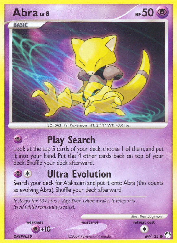 Abra (69/123) [Diamond & Pearl: Mysterious Treasures] | Exor Games Bridgewater