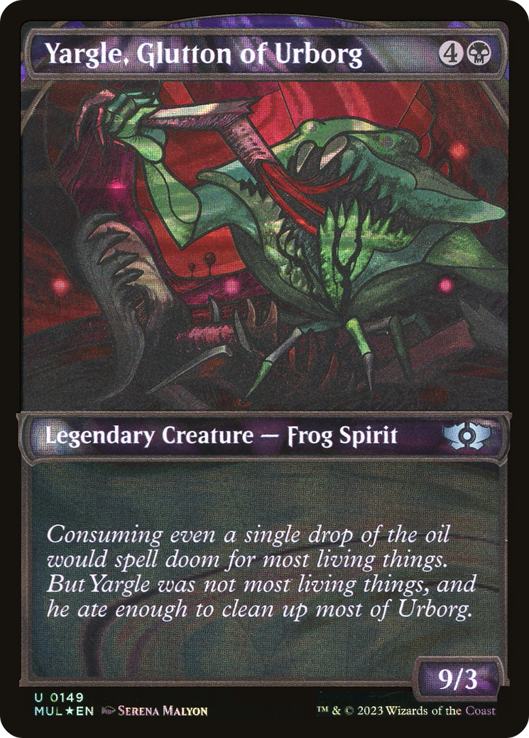 Yargle, Glutton of Urborg (Halo Foil) [Multiverse Legends] | Exor Games Bridgewater