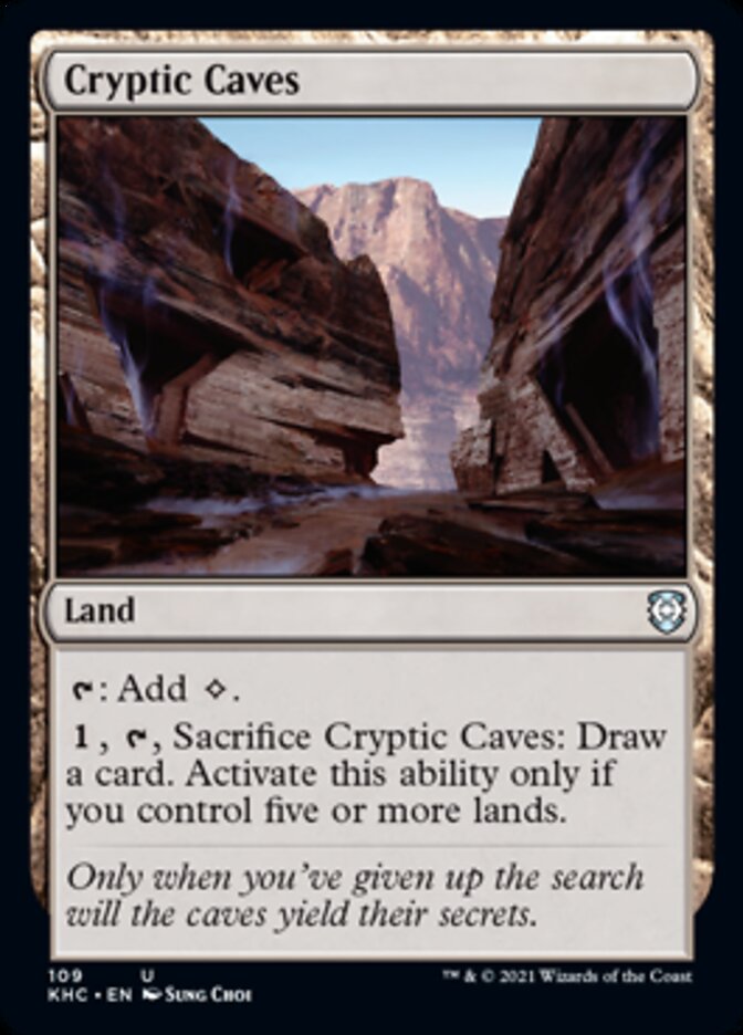 Cryptic Caves [Kaldheim Commander] | Exor Games Bridgewater