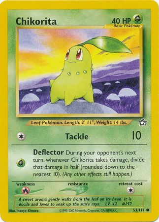 Chikorita (53/111) [Neo Genesis Unlimited] | Exor Games Bridgewater