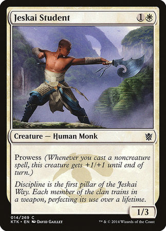Jeskai Student [Khans of Tarkir] | Exor Games Bridgewater