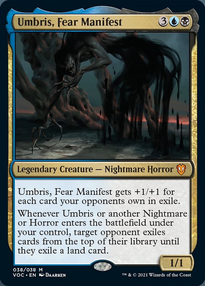 Umbris, Fear Manifest [Innistrad: Crimson Vow Commander] | Exor Games Bridgewater