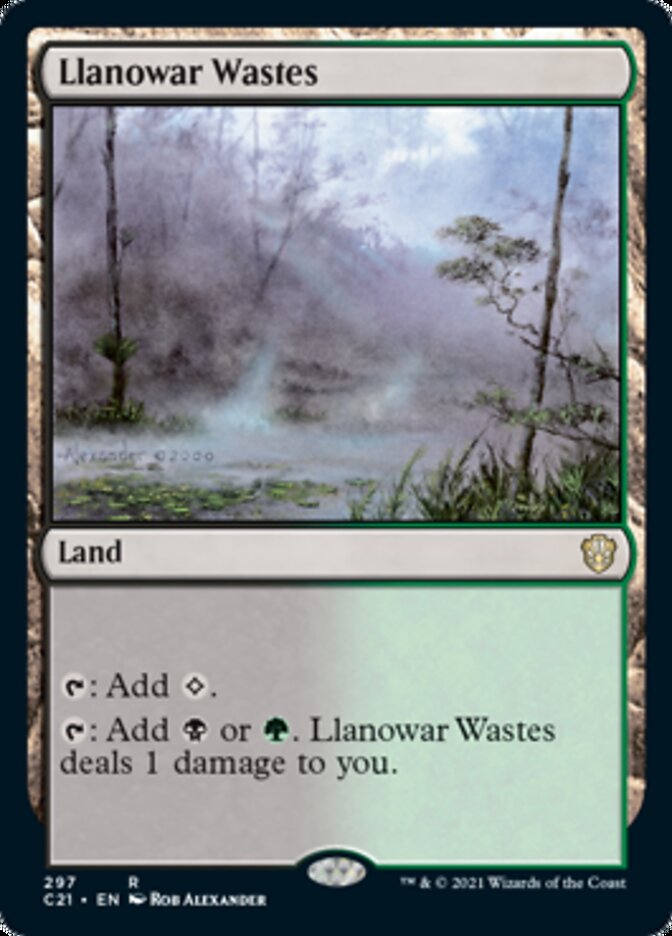 Llanowar Wastes [Commander 2021] | Exor Games Bridgewater