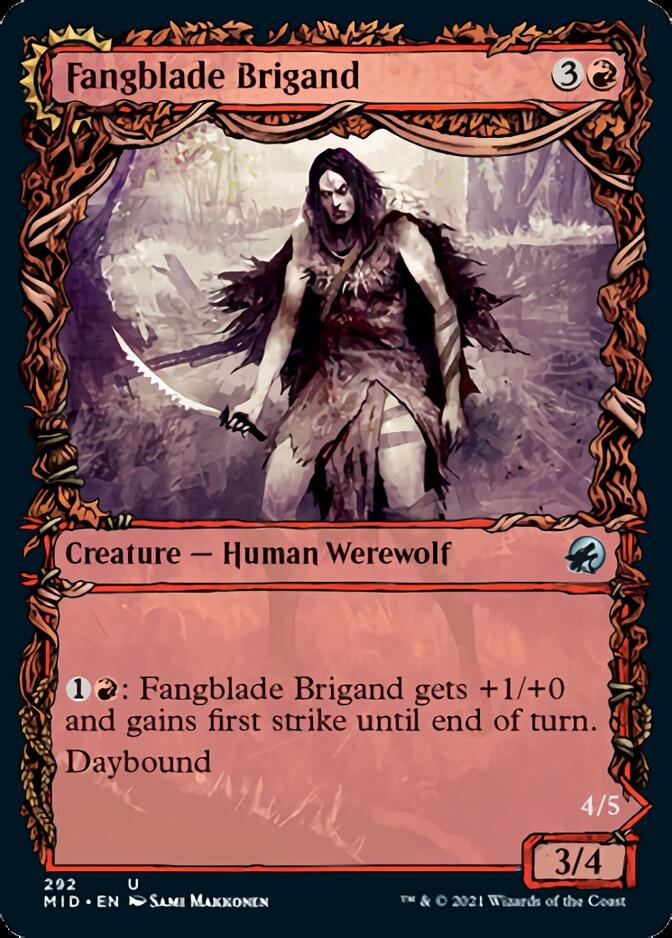 Fangblade Brigand // Fangblade Eviscerator (Showcase Equinox) [Innistrad: Midnight Hunt] | Exor Games Bridgewater