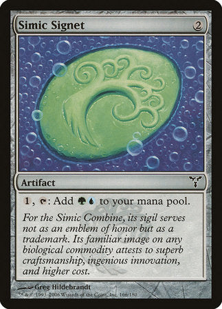 Simic Signet [Dissension] | Exor Games Bridgewater