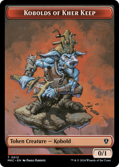 Gold // Kobolds of Kher Keep Double-Sided Token [Murders at Karlov Manor Commander Tokens] | Exor Games Bridgewater