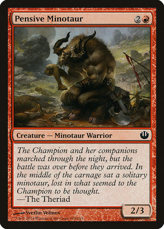 Pensive Minotaur [Journey into Nyx] | Exor Games Bridgewater