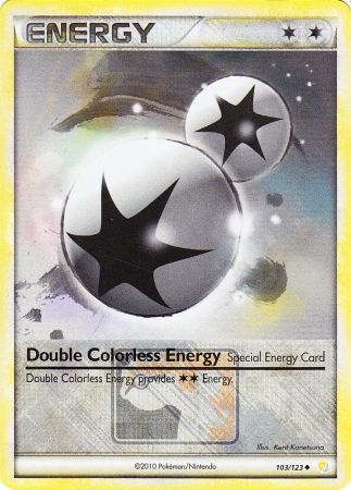 Double Colorless Energy (103/123) (League Promo) [HeartGold & SoulSilver: Base Set] | Exor Games Bridgewater