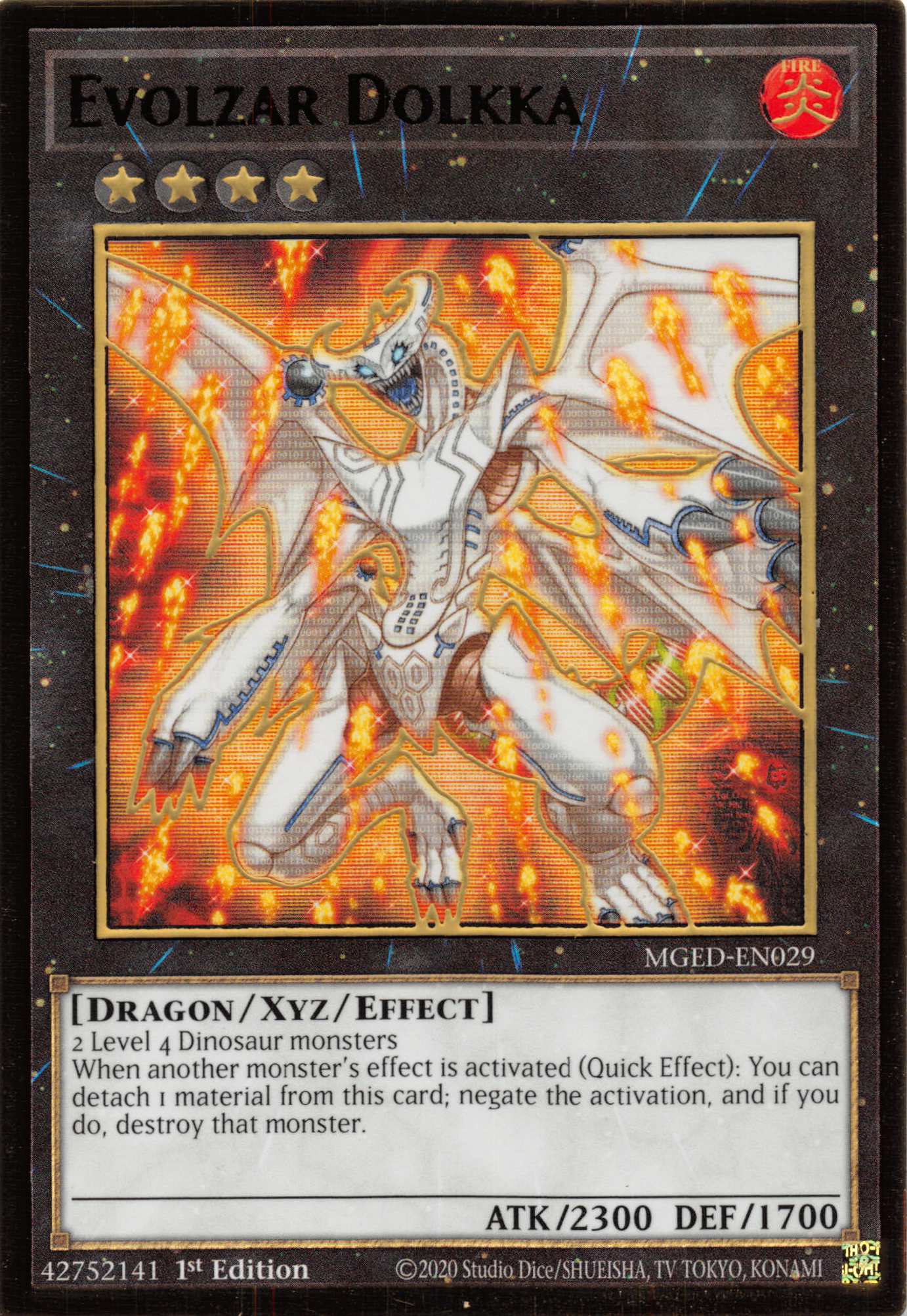 Evolzar Dolkka [MGED-EN029] Gold Rare | Exor Games Bridgewater