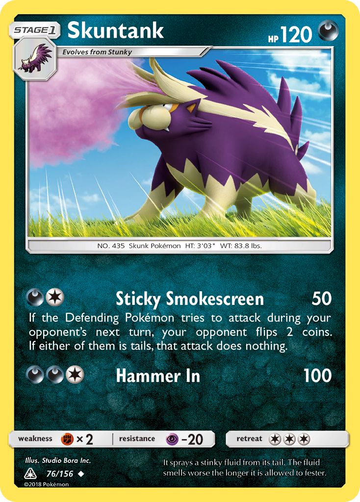 Skuntank (76/156) [Sun & Moon: Ultra Prism] | Exor Games Bridgewater